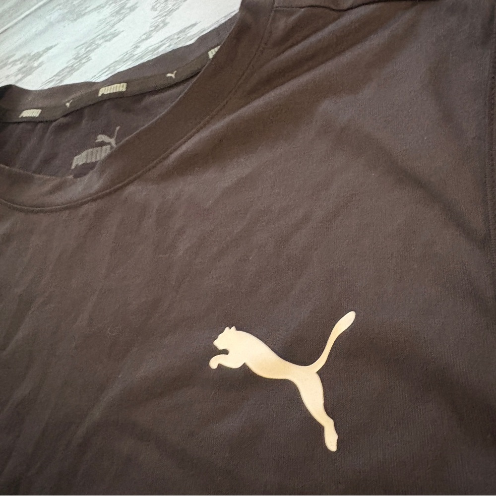 Puma Black Sleeveless Muscle Tee - Picture 4 of 11